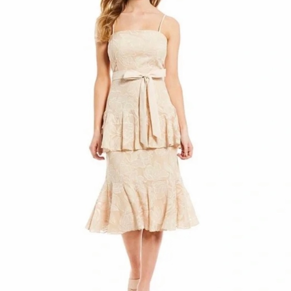 Gianni Binni Elena Tiered Ruffle Drop Waist Dress